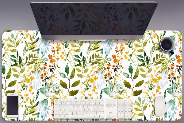 Alfombrilla escritorio Flores boho