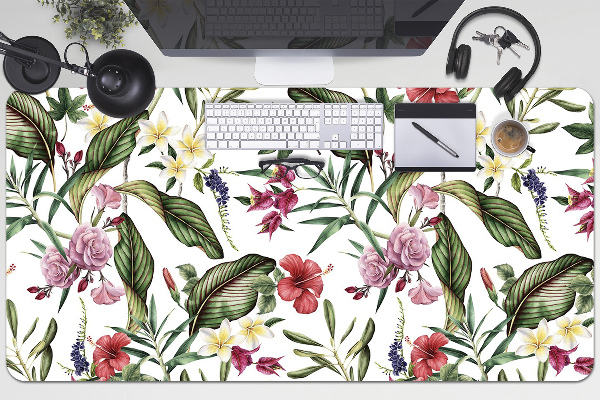 Protector de escritorio Flores tropicales