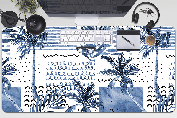 Protector de escritorio Palma azul