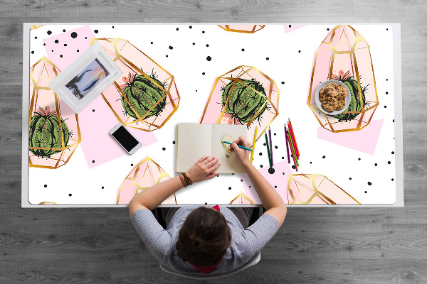 Alfombrilla para escritorio Cactus geométricos