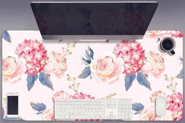 Protector de escritorio Hortensias