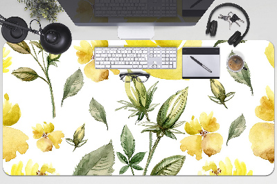Alfombrilla escritorio Flores amarillas