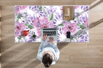 Alfombrilla escritorio Flores moradas