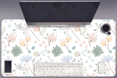 Alfombrilla mesa escritorio Flores de primavera