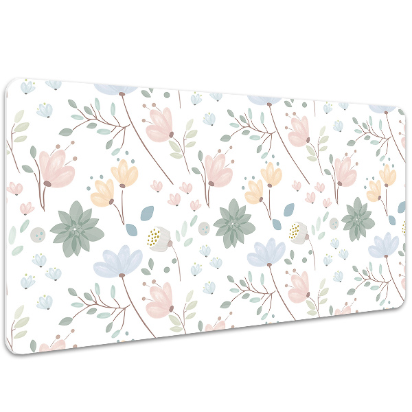 Alfombrilla mesa escritorio Flores de primavera