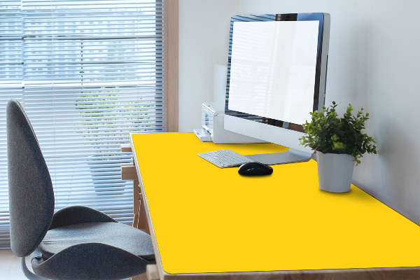 Alfombrilla para escritorio Amarillo claro