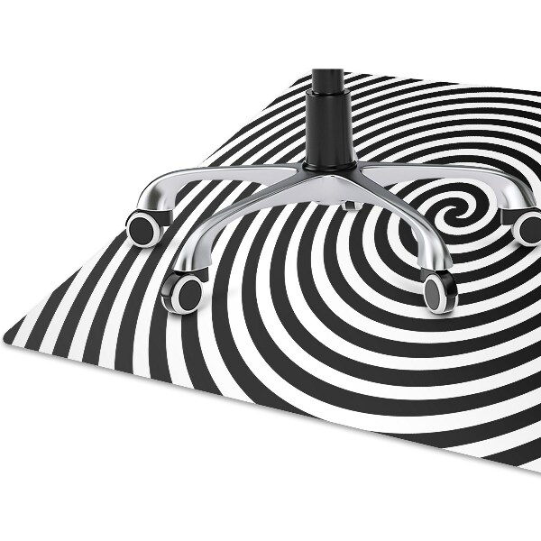 Alfombra para silla de escritorio Espiral
