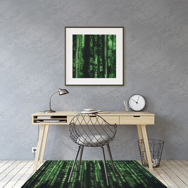 Alfombra para silla de escritorio Letreros verdes