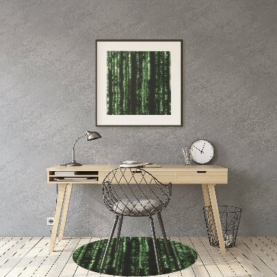 Alfombra para silla de escritorio Letreros verdes