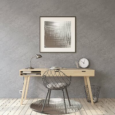 Alfombra silla escritorio Abstracción de plata