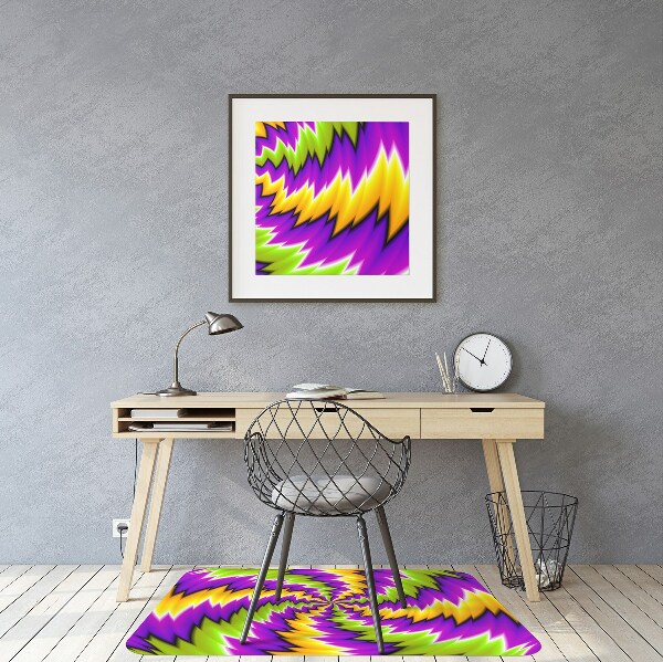 Alfombra silla escritorio Abstracción vórtice