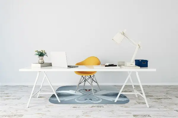 Alfombrilla para silla de escritorio Cisnes