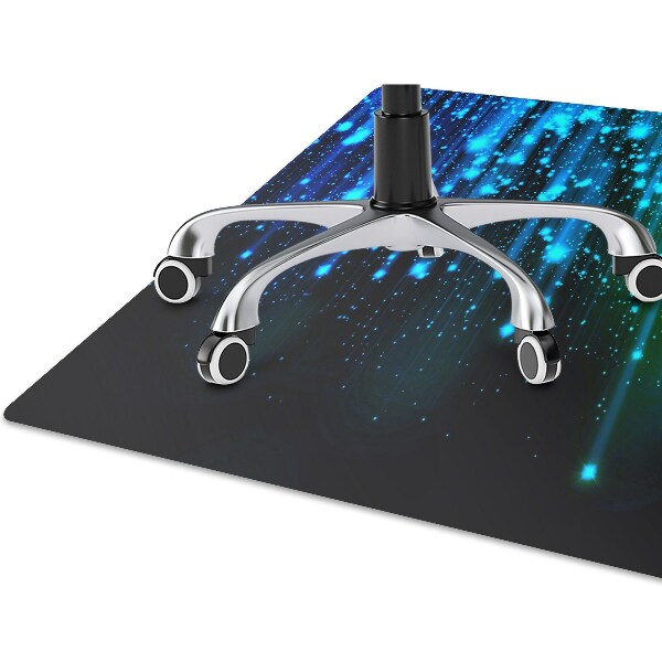 Alfombra silla ordenador Partículas azules