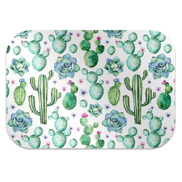 Alfombra para silla de escritorio Cactus