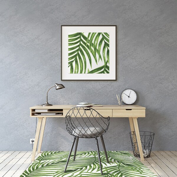 Alfombra para silla de escritorio Hoja de palma