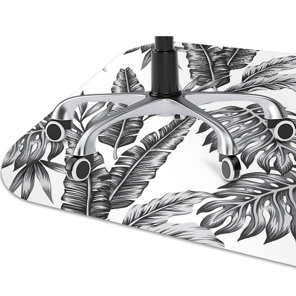 Alfombrilla para silla de escritorio Hojas de palma