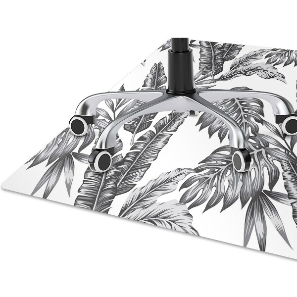 Alfombrilla para silla de escritorio Hojas de palma