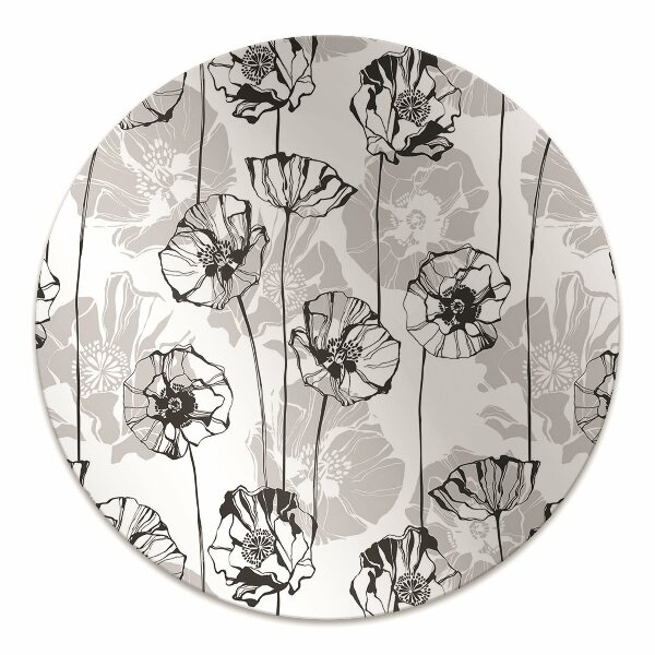 Alfombra silla ordenador Flores glamorosas