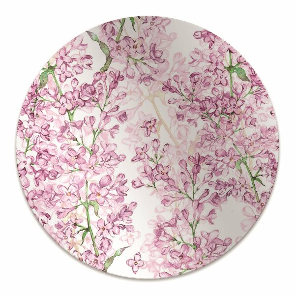 Alfombra para silla de escritorio Flores lilas