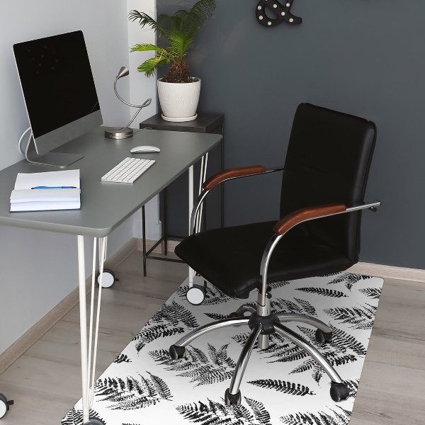 Alfombra para silla de escritorio Impresiones de helecho