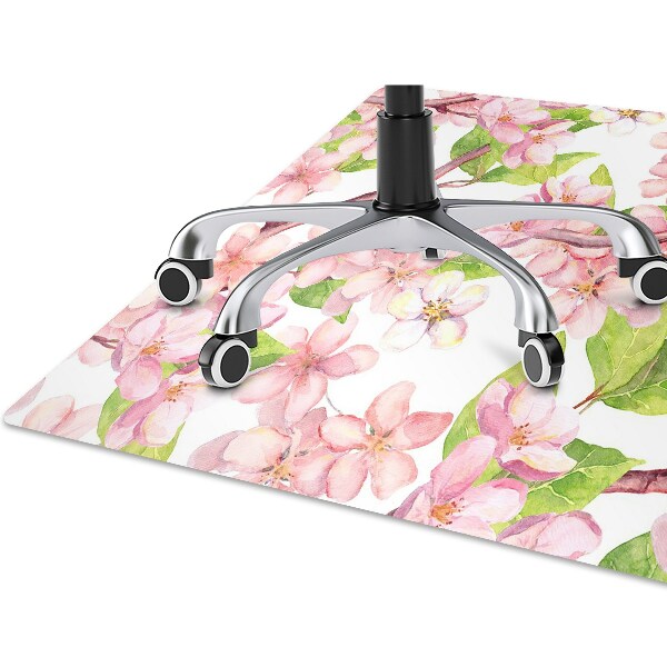 Alfombra para silla de escritorio Flores de cerezo