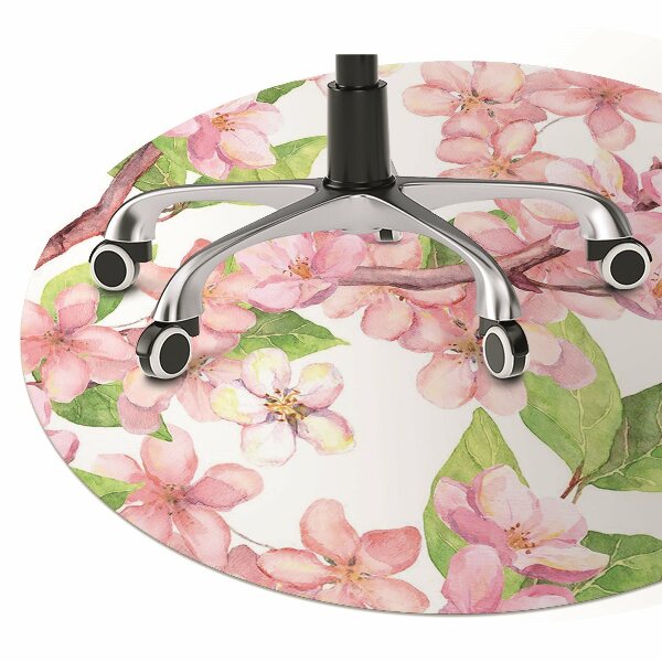 Alfombra para silla de escritorio Flores de cerezo