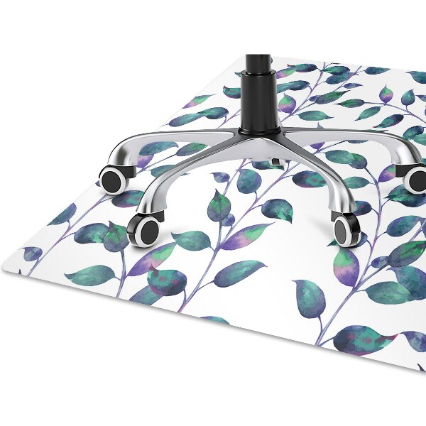 Alfombrilla para silla de escritorio Hojas de cuento de hadas