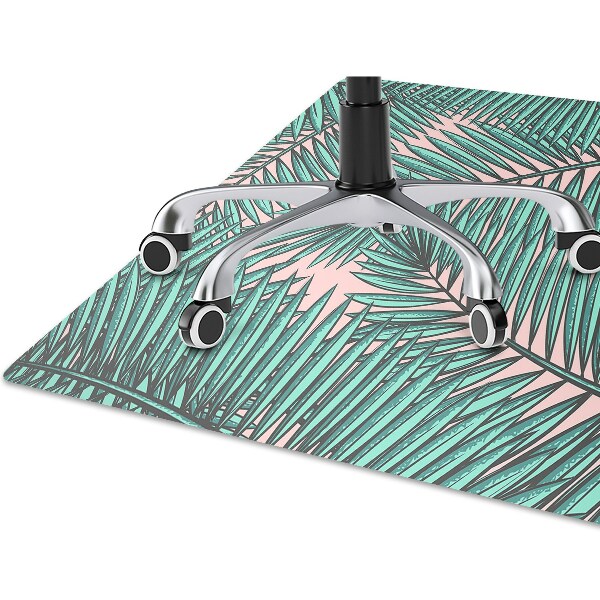 Alfombra silla ordenador Hoja exótica