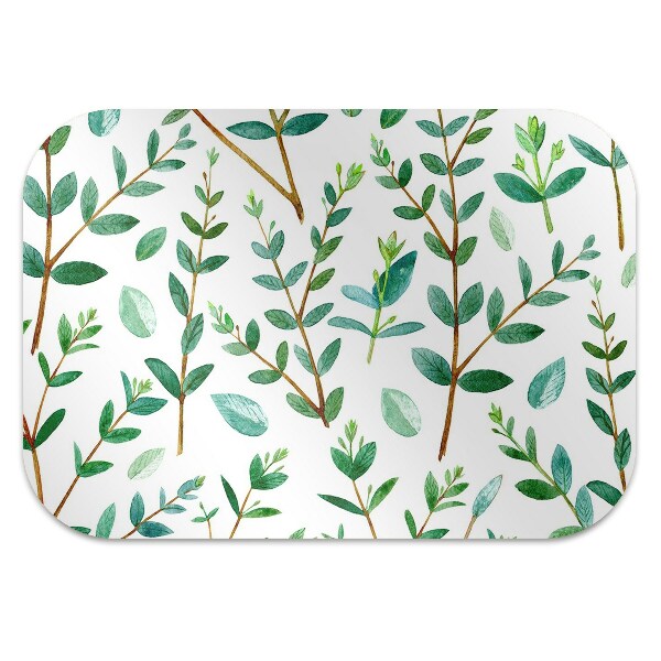 Alfombra silla ordenador Ramas verdes