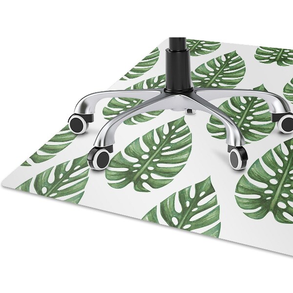Alfombra para silla de escritorio Hojas