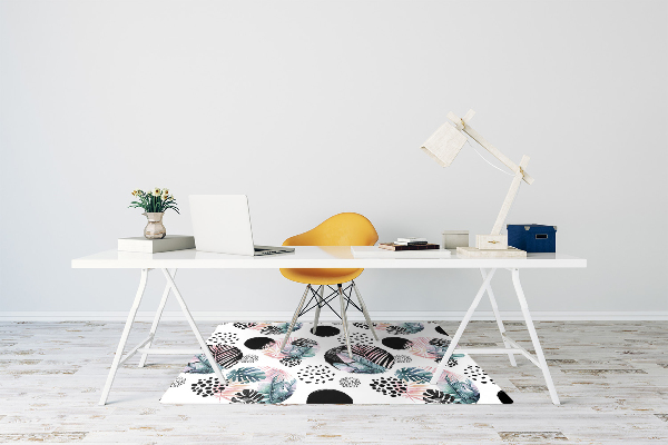 Alfombra para silla de oficina Abstracción de la lista
