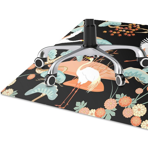 Alfombra silla ordenador Sombreros pintados