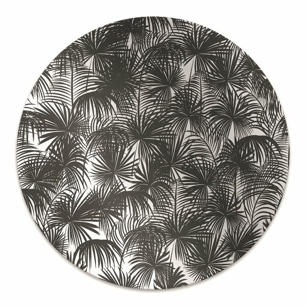 Alfombra silla ordenador Palmeras negras