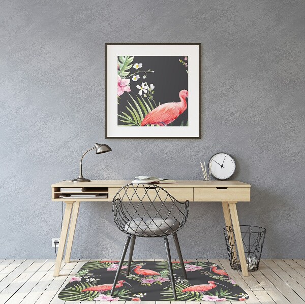 Alfombra silla ordenador Llamado negro