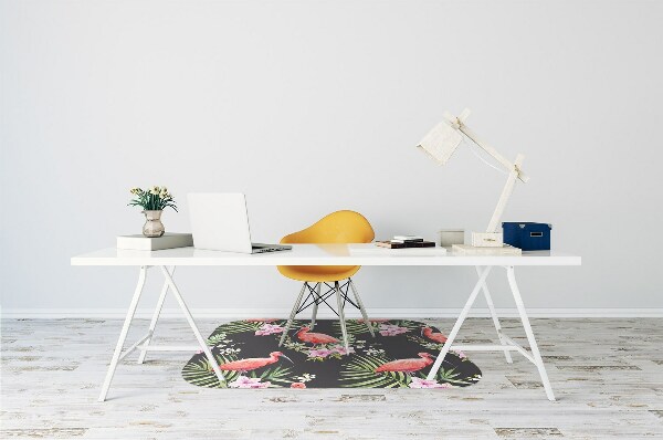 Alfombra silla ordenador Llamado negro
