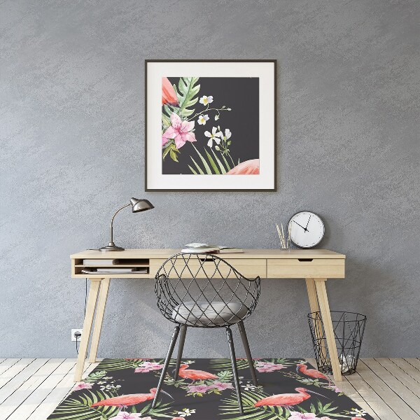 Alfombra silla ordenador Llamado negro