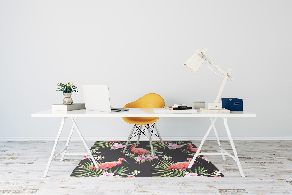 Alfombra silla ordenador Llamado negro