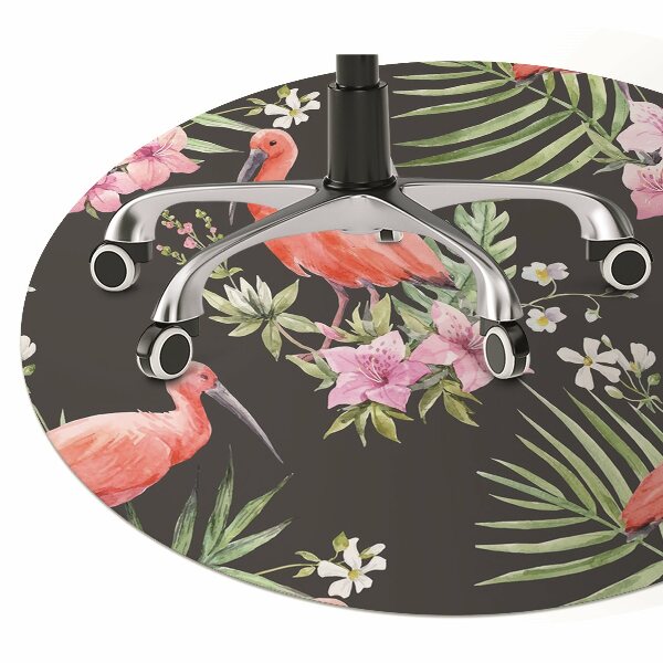 Alfombra silla ordenador Llamado negro