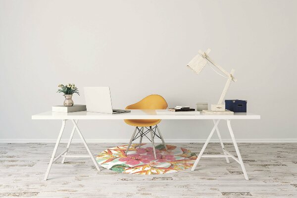 Alfombra para silla de escritorio Pájaros de verano
