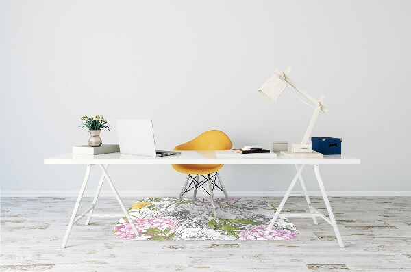 Alfombra para silla de escritorio Aves