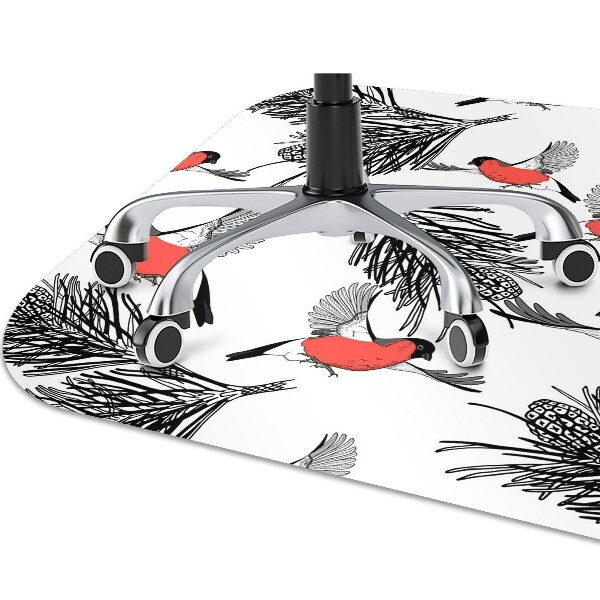 Alfombra para silla de escritorio Gile y árboles