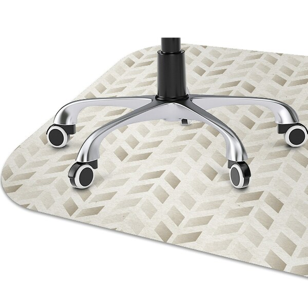 Alfombra silla ordenador Vectores dorados