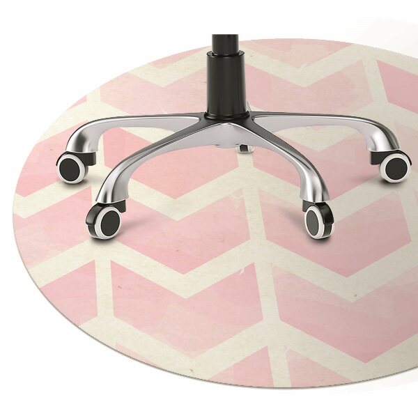 Alfombra silla ordenador Vectores rosados