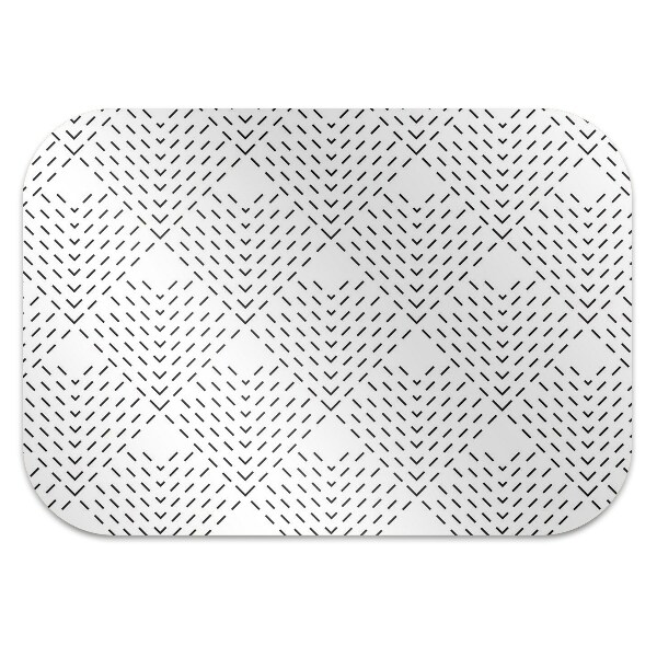 Alfombra silla ordenador Patrón geométrico