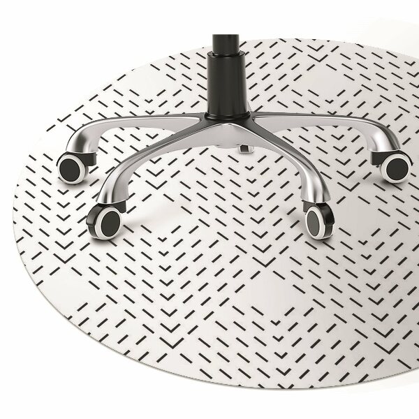 Alfombra silla ordenador Patrón geométrico