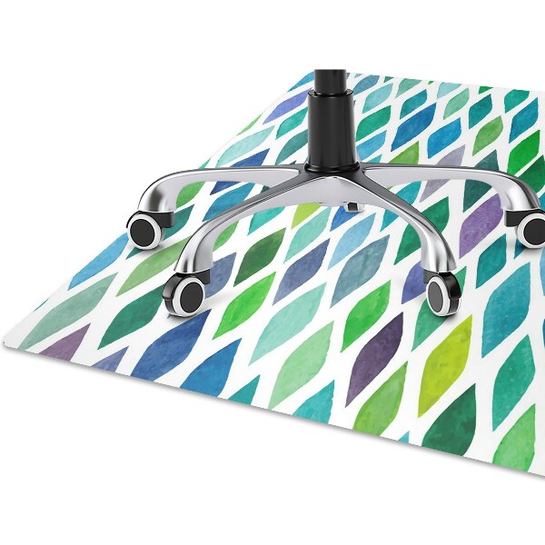 Alfombra para silla de escritorio Patrones coloridos
