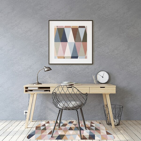 Alfombra para silla de escritorio Mural retro