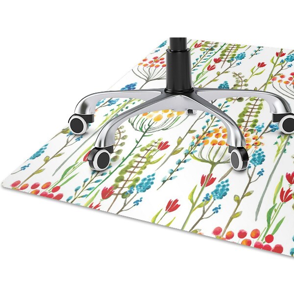 Alfombra para silla de escritorio Prado colorido