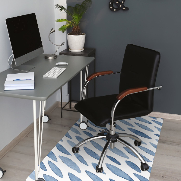 Alfombra para silla de escritorio Manchas de tinta