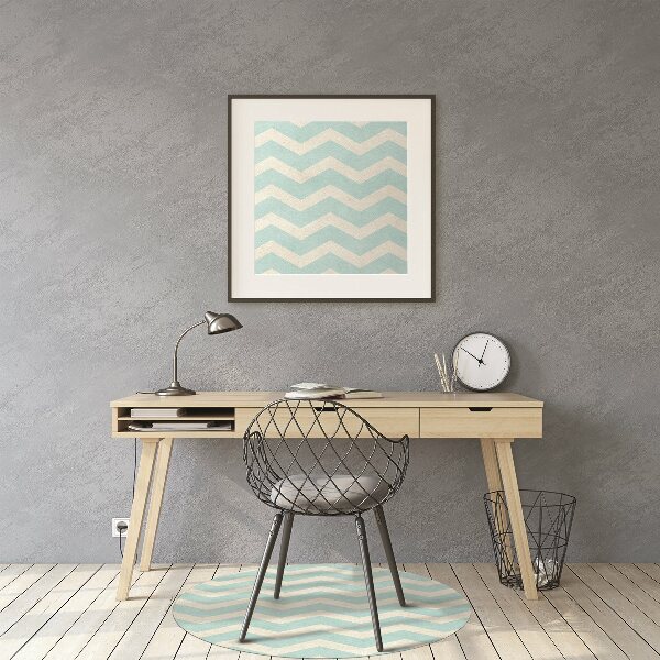 Alfombra silla ordenador Zigzag